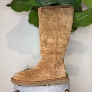 Ugg Tall Classic Boots RARE Metal Tag US 6